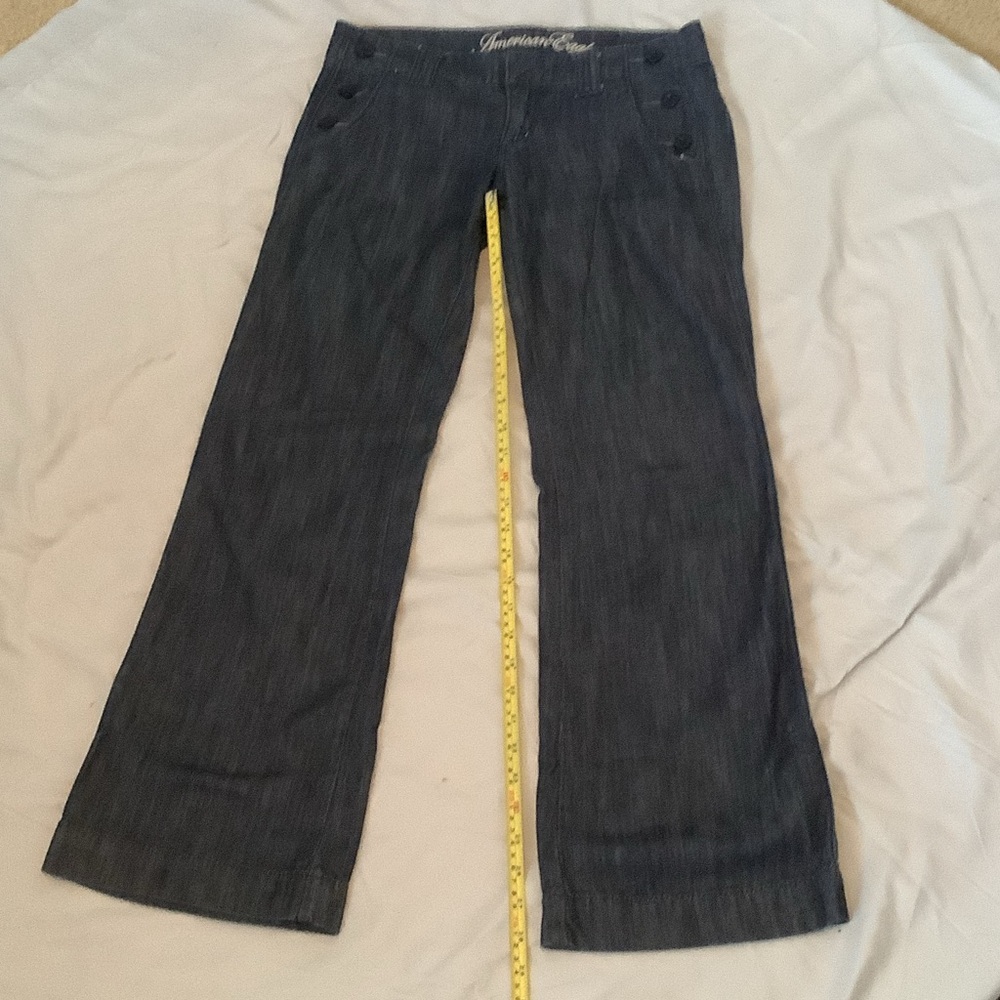 American Eagle Dark Wash Wide Leg Jeans